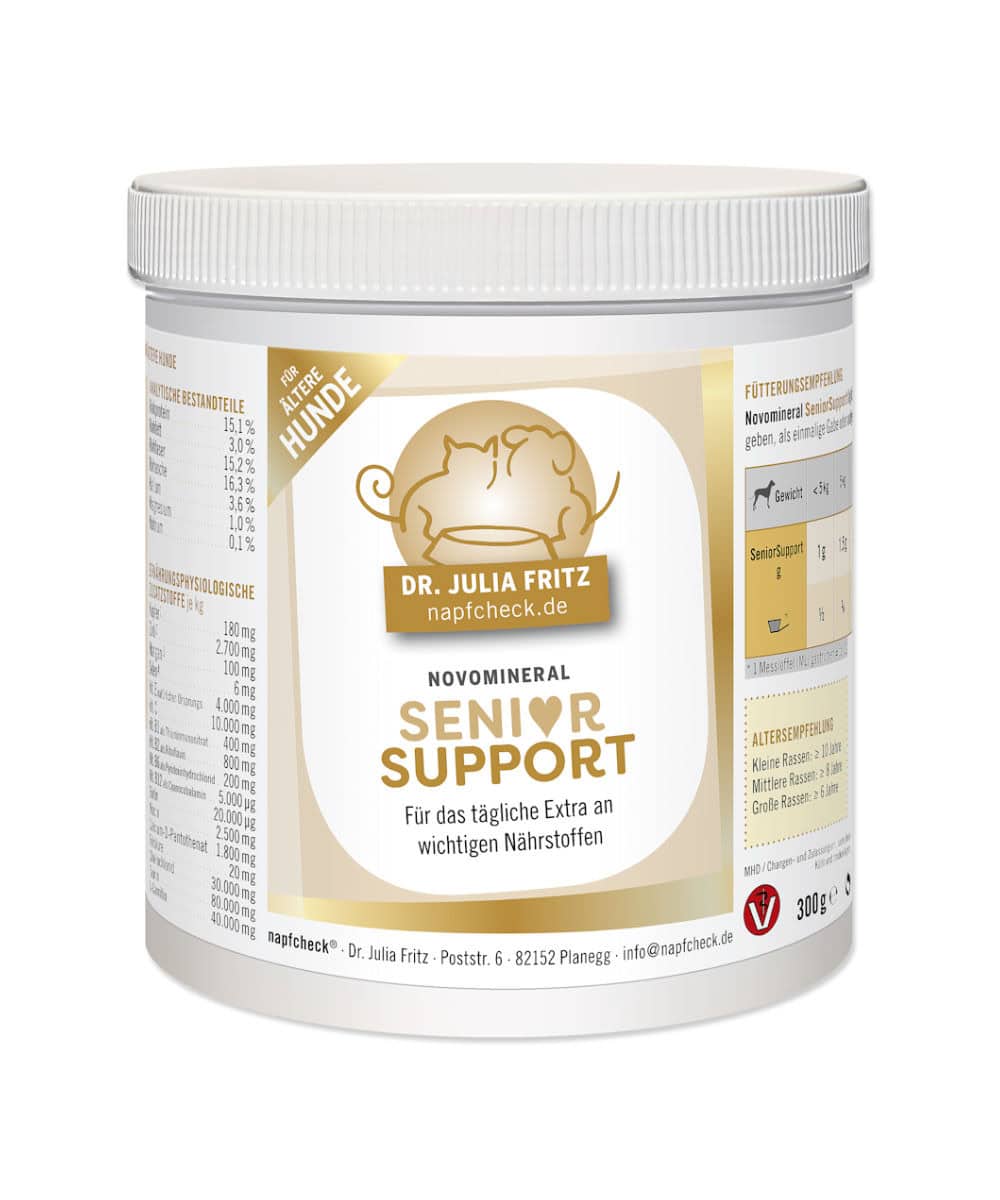 napfcheck Novomineral Senior SUPPORT - f. Hunde